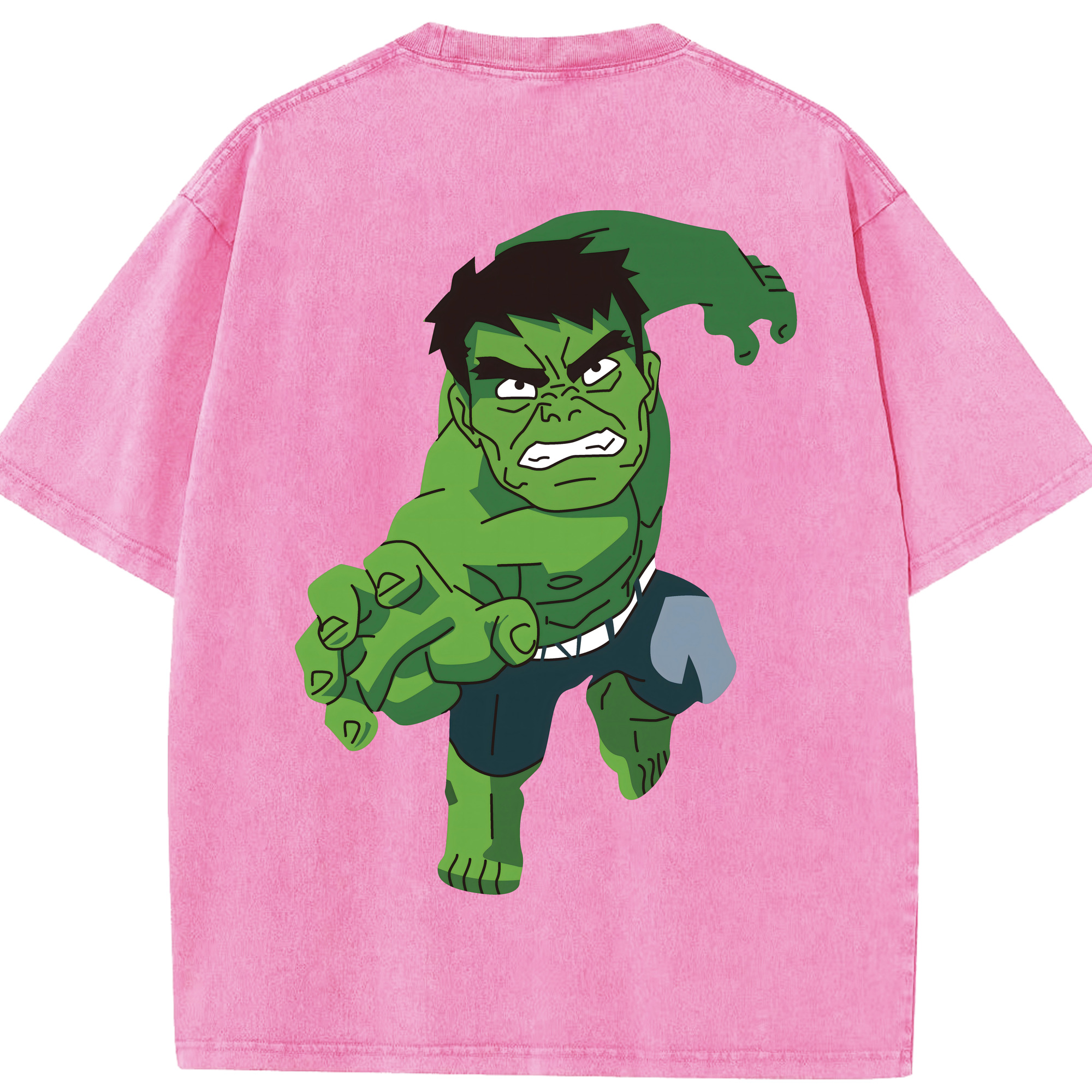 （画像用） アベンジャーズ The Avengers 綿100% ヴィンテージ風 半袖Tシャツ（背面プリント）